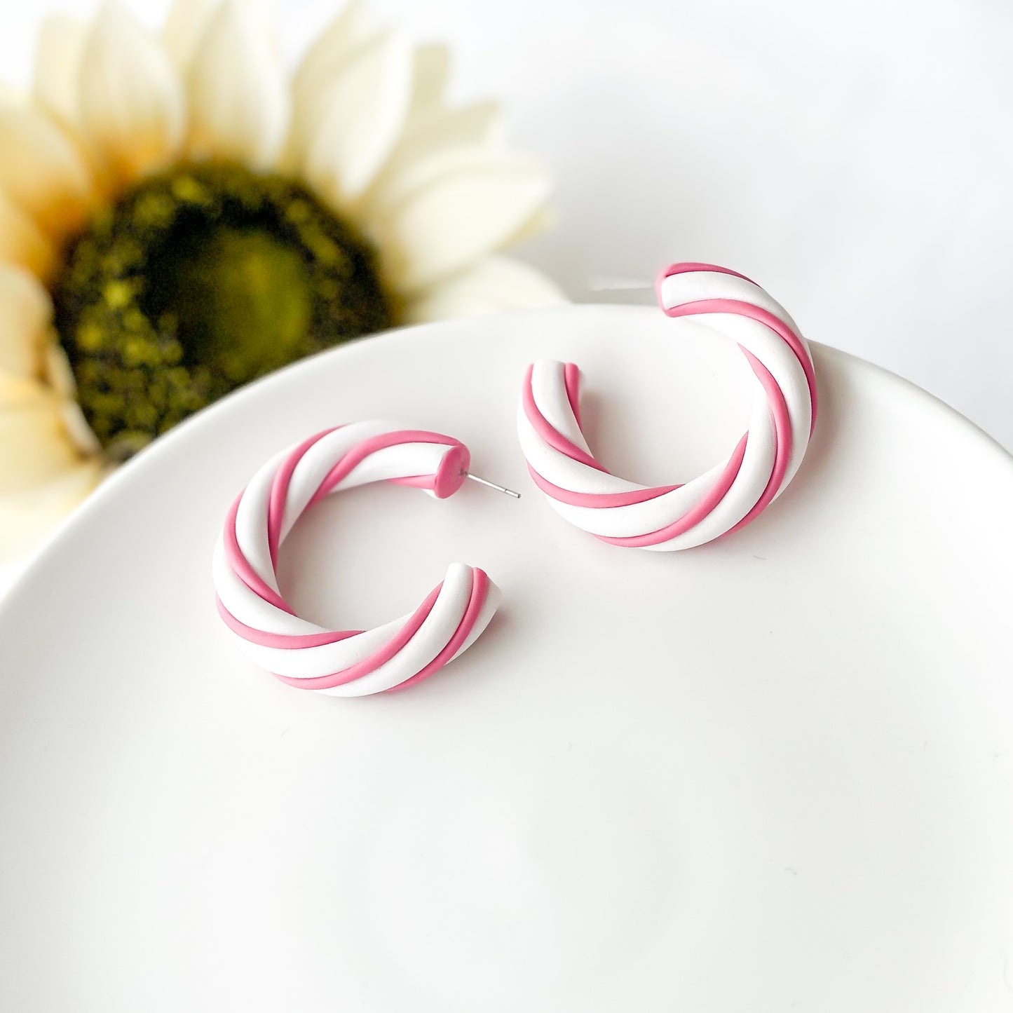 Candy Cane Hoops
