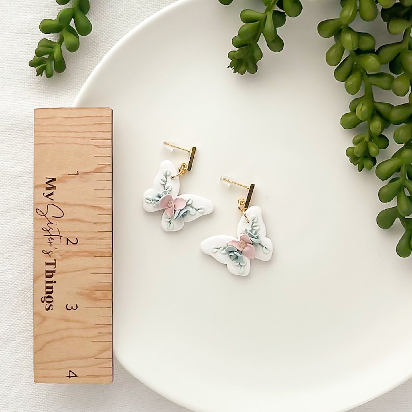 Handmade Edgy Butterfly Earrings | Unique Statement Jewelry | Artisan Metal Clip-Ons | Boho Chic Design