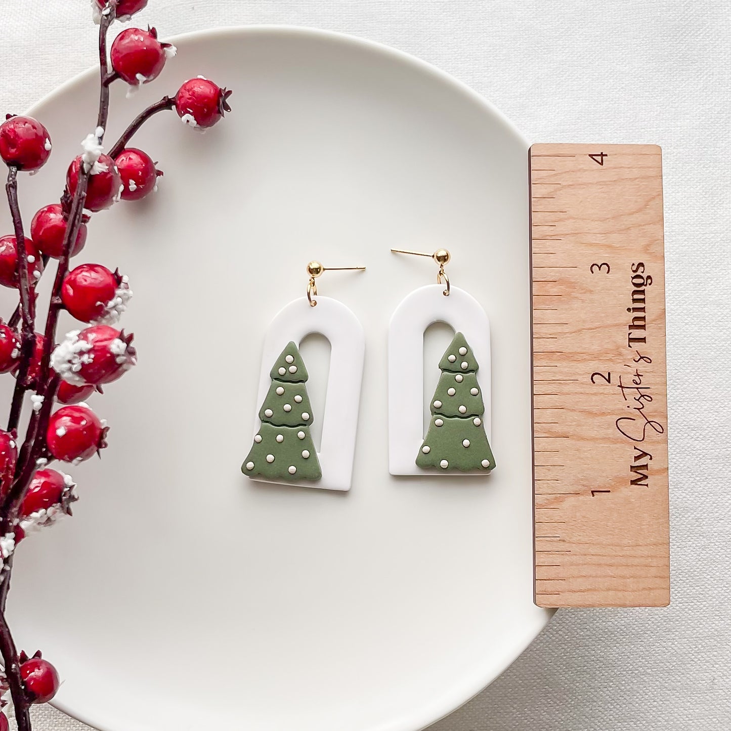 Christmas Tree Earrings