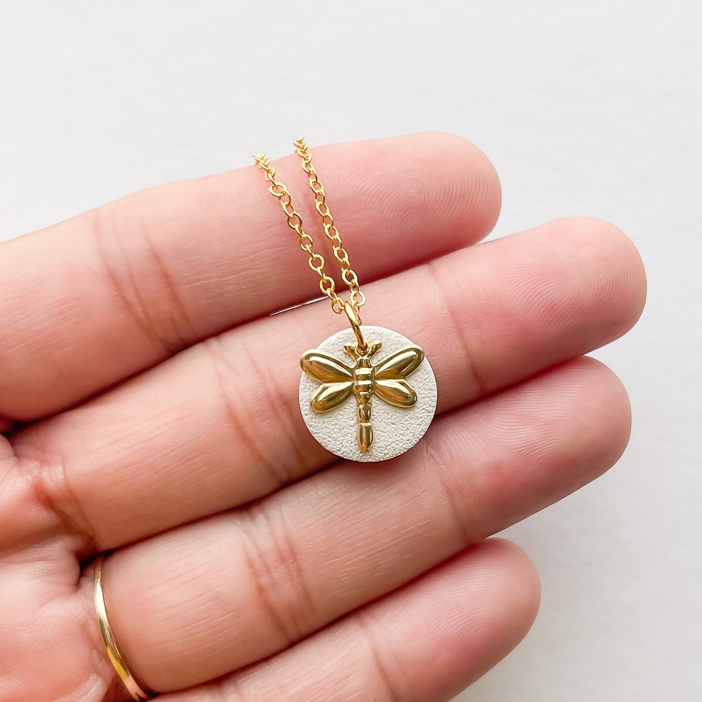 Dainty Dragonfly Necklace