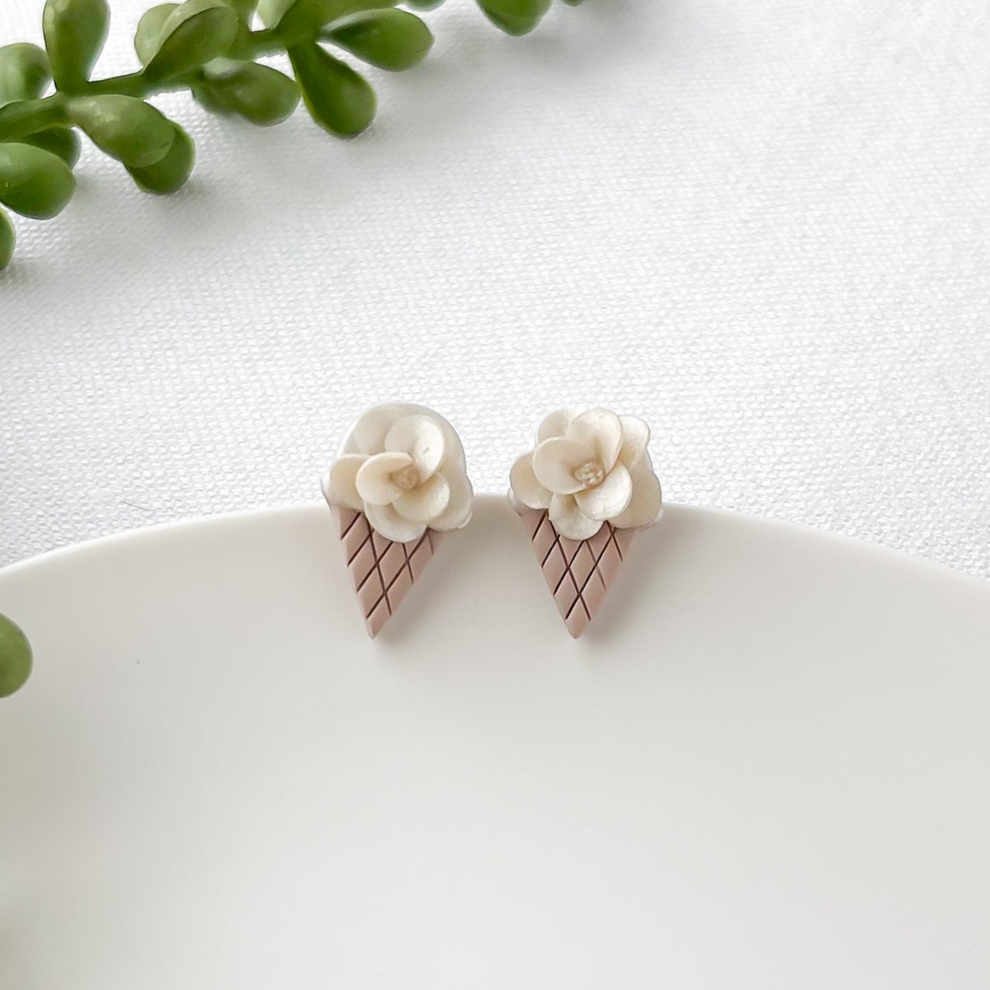 Ice Cream Cone Studs