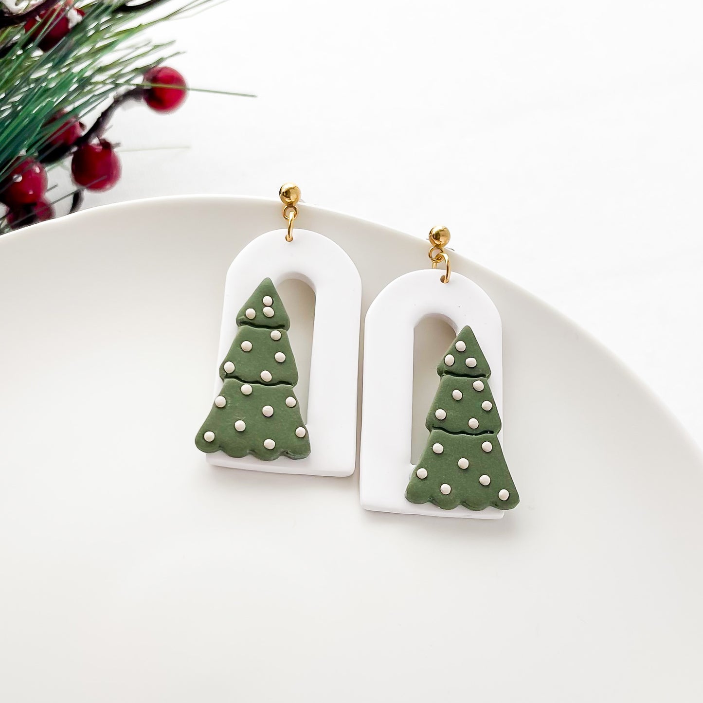 Christmas Tree Earrings