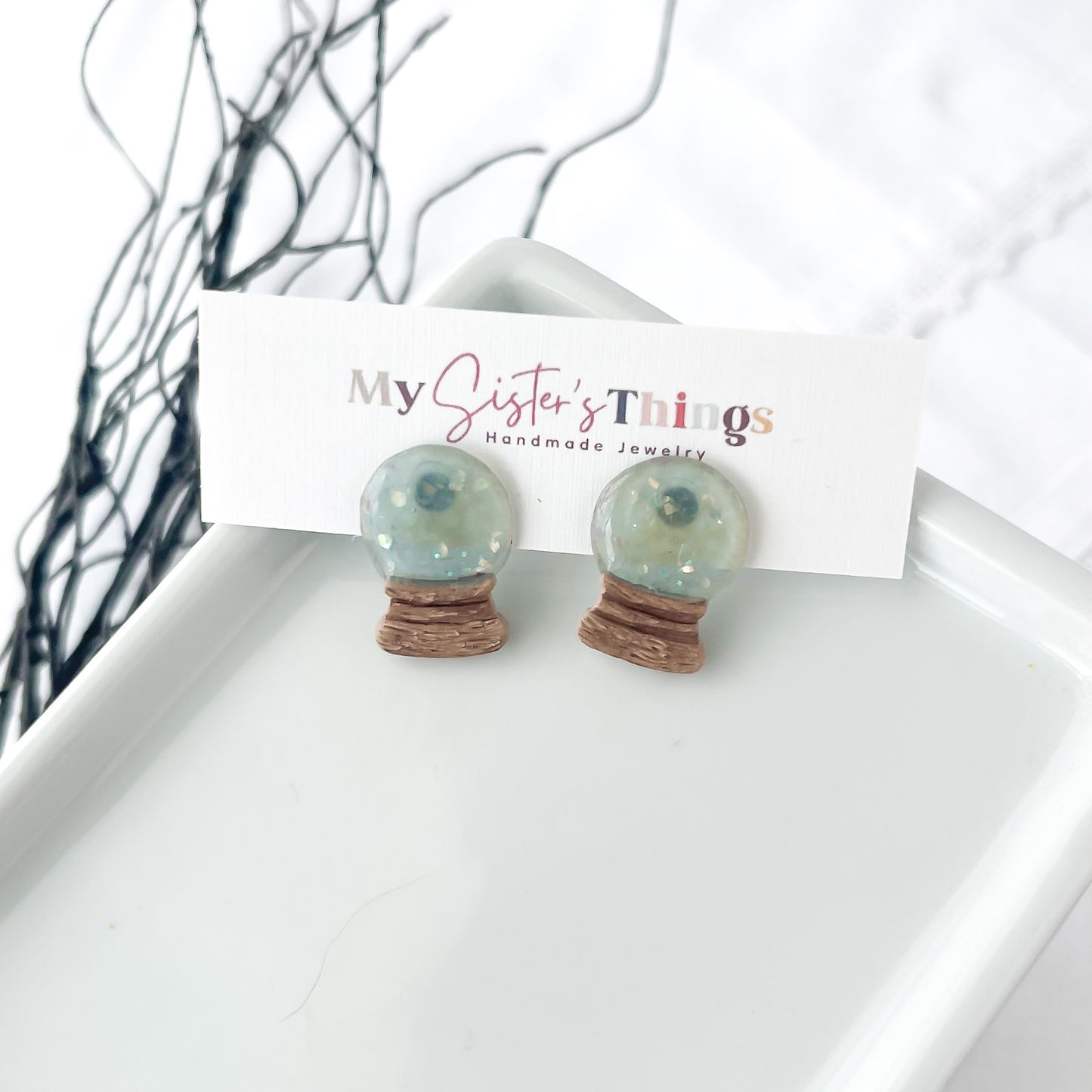 Handmade Halloween & Fall Stud Earrings | Unique, Edgy Earrings with Stainless Steel Posts