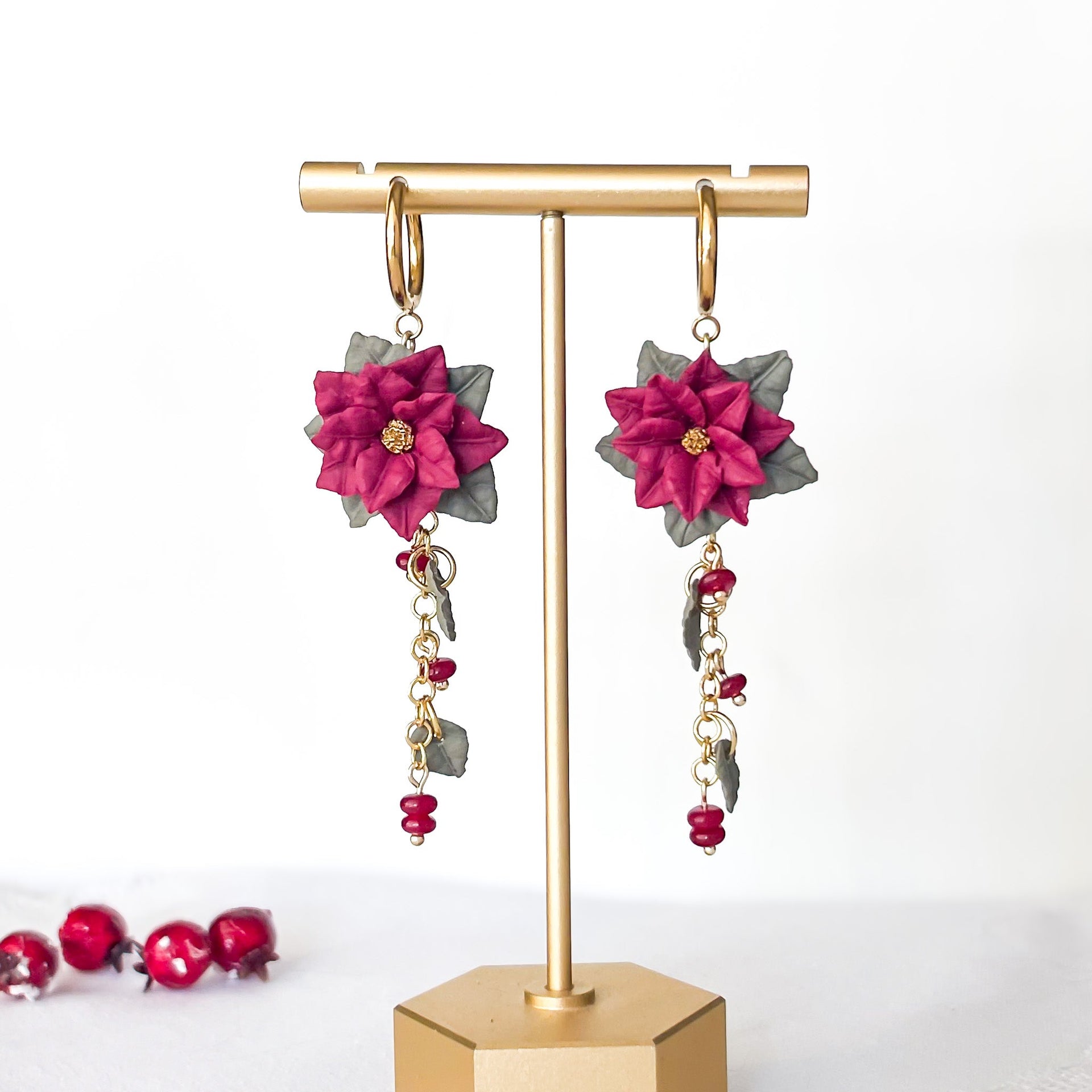 CLAY HOLIDAY EARRINGS