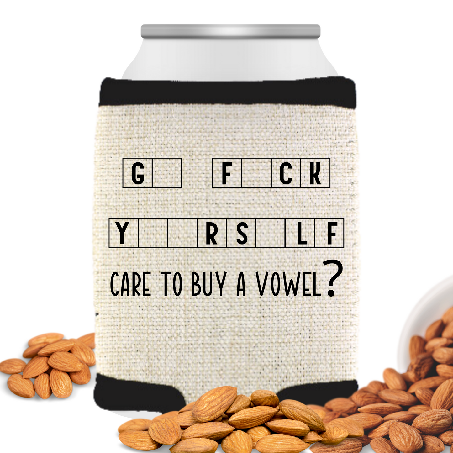 Care To Buy A Vowel Can Cooler