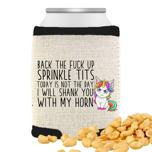 Back The F**k Up (Unicorn) Can Cooler