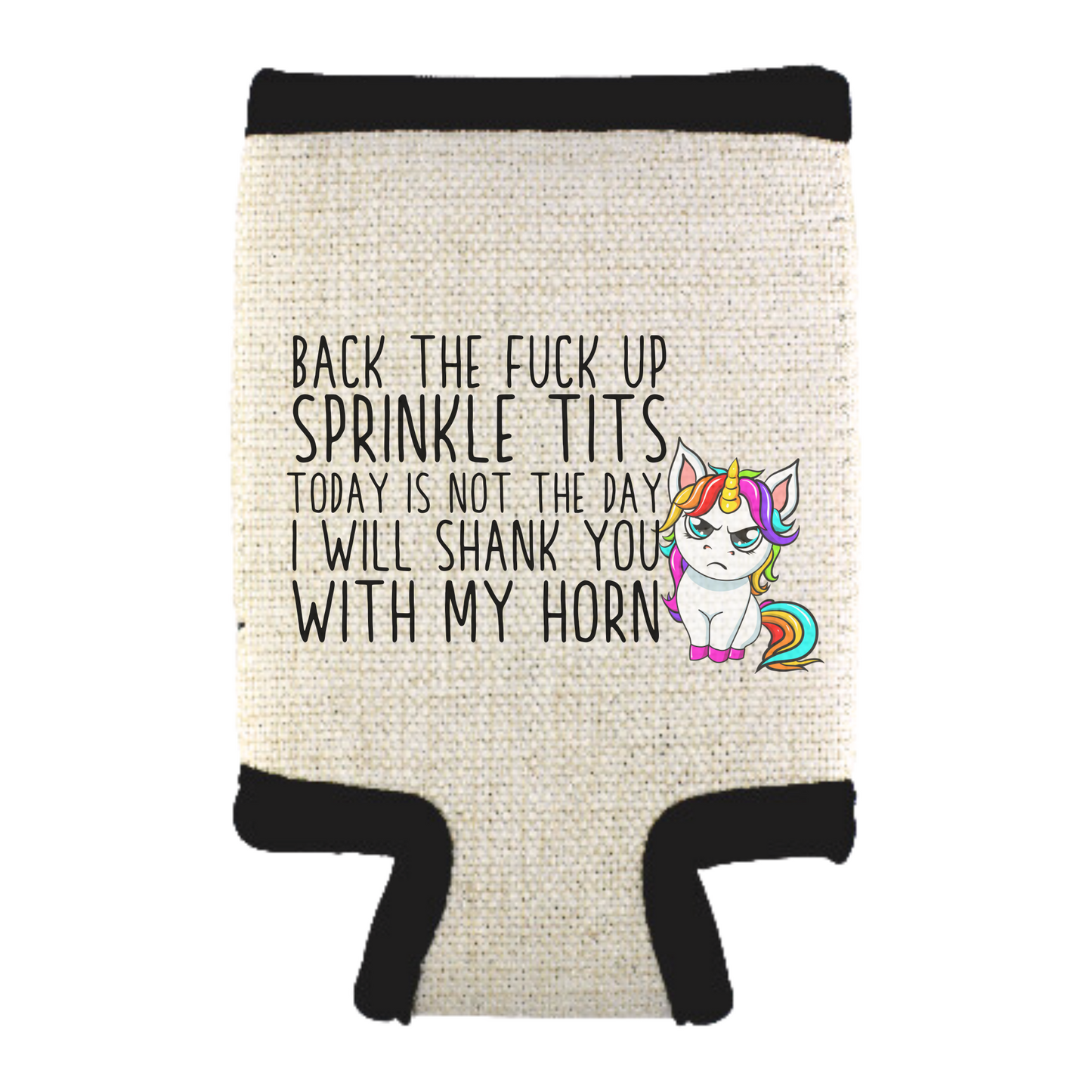 Back The F**k Up (Unicorn) Can Cooler