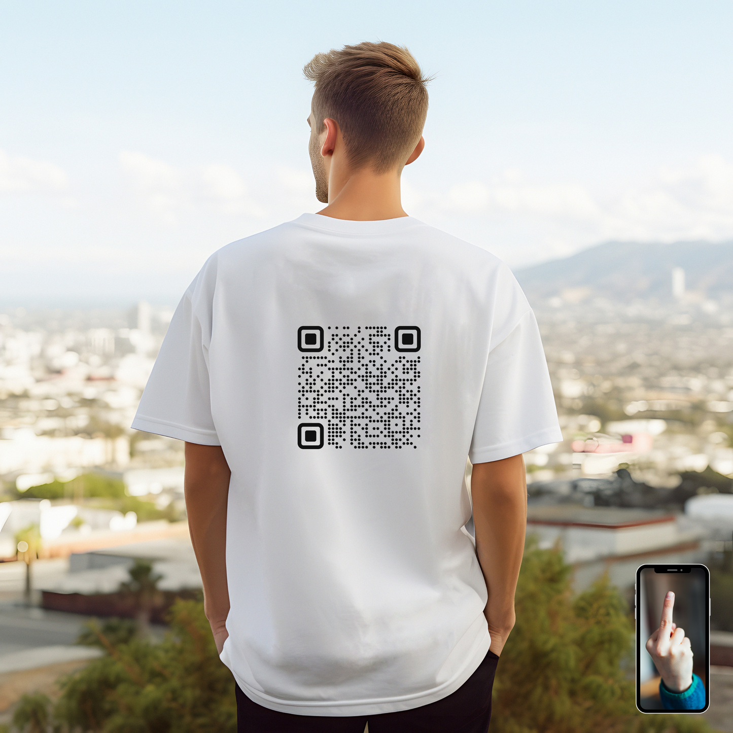The Finger QR Code