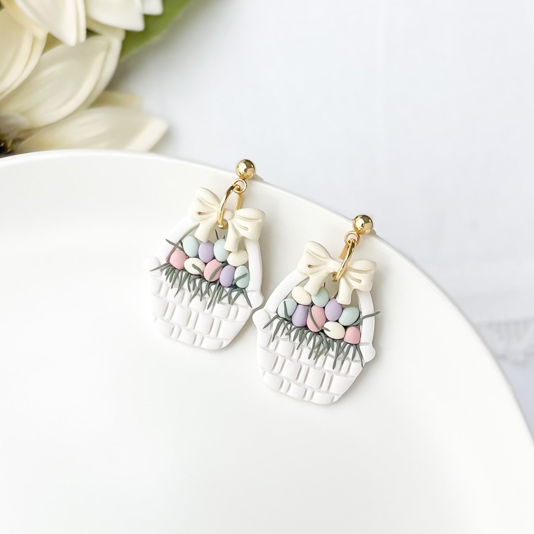 Easter Basket Earrings