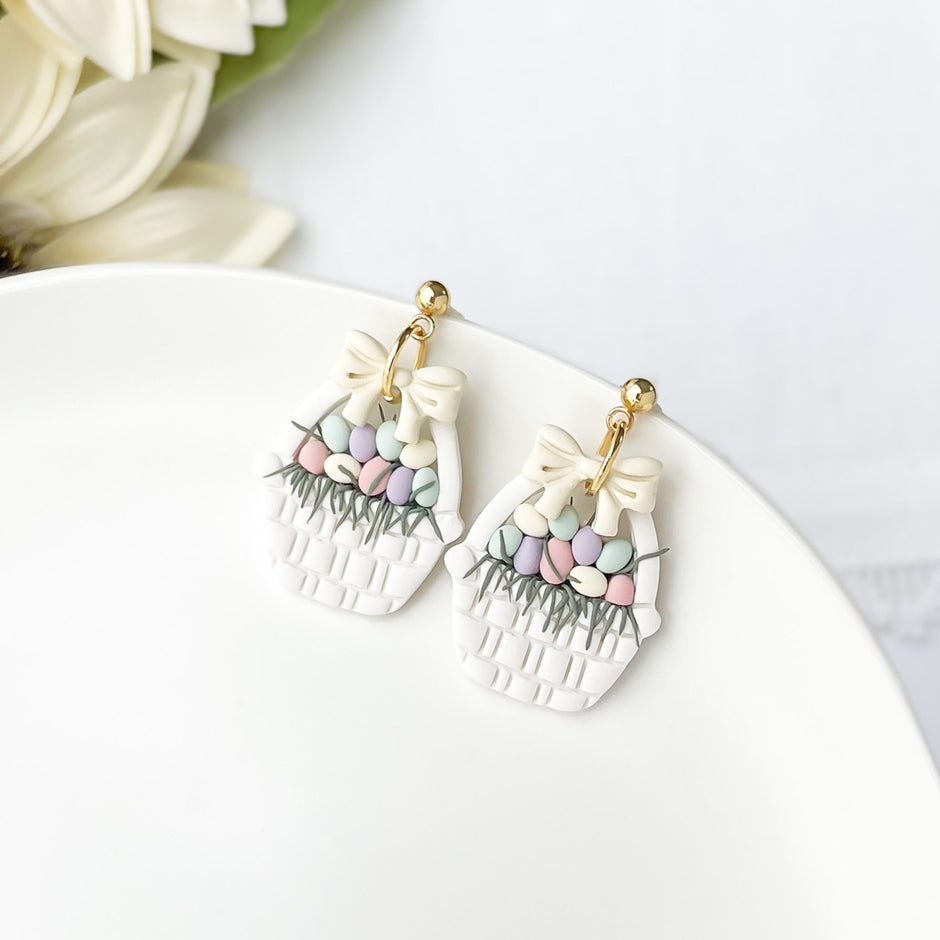 Easter Basket Earrings