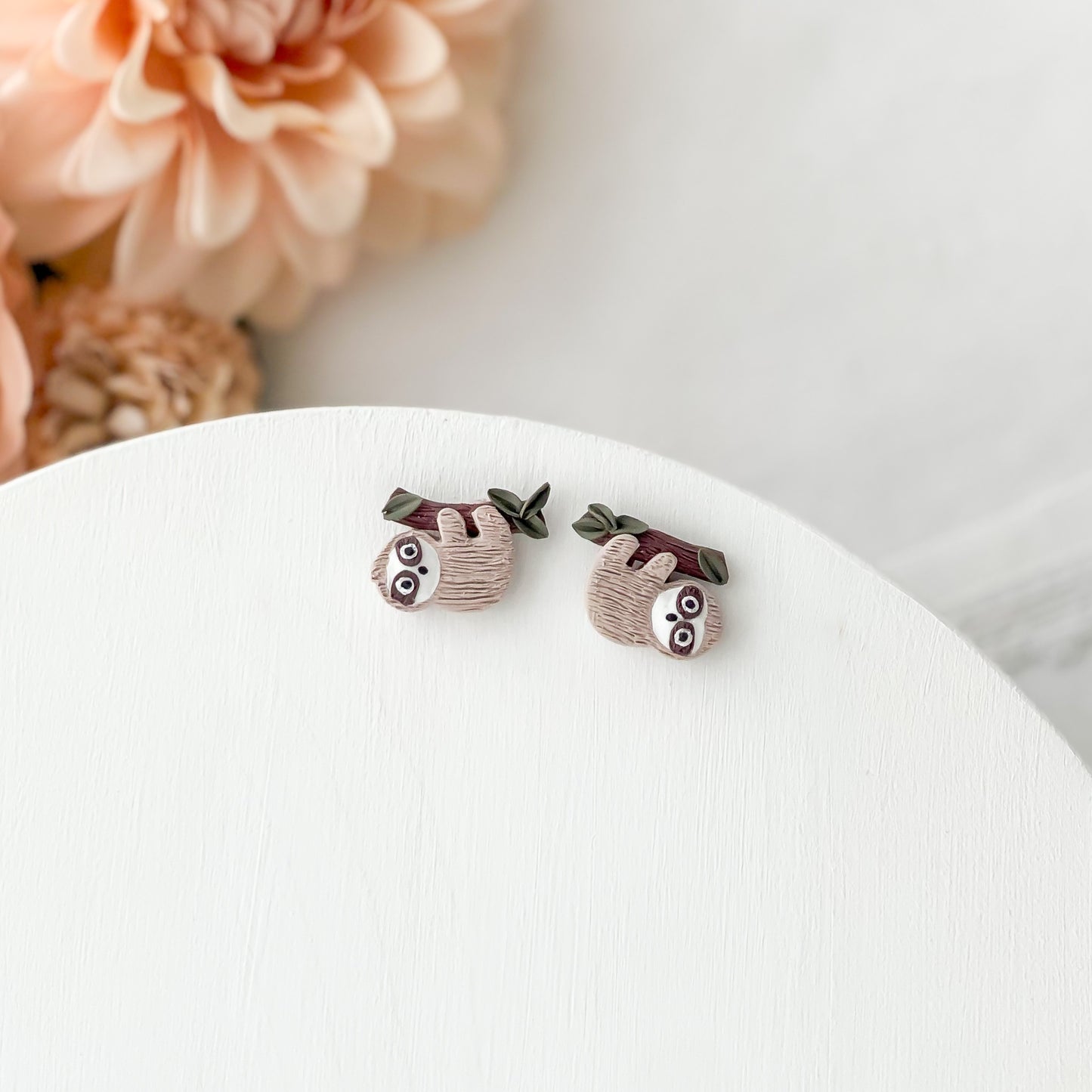 Sloth Stud Earrings