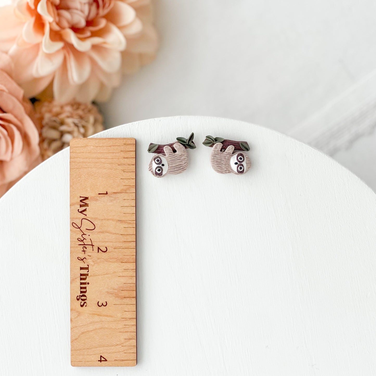 Sloth Stud Earrings