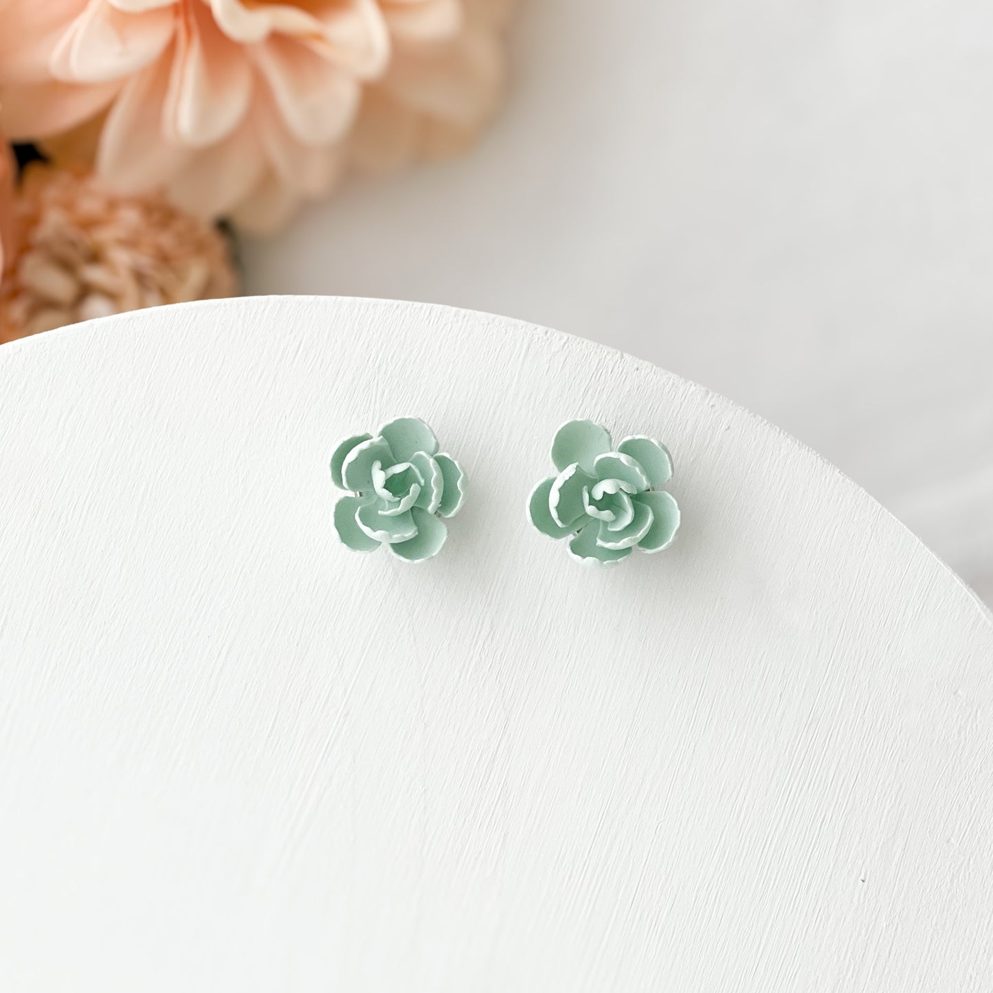 Small Spring Flower Stud Earrings