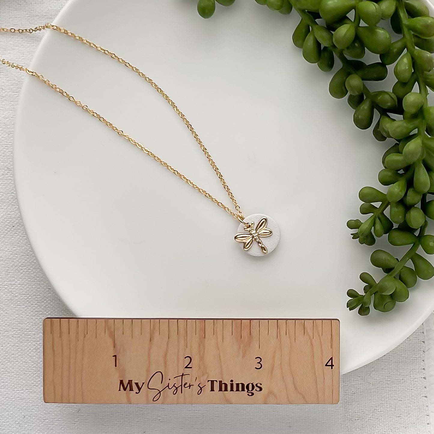 Dainty Dragonfly Necklace