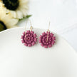 Lightweight Polymer Clay Dangle Earrings | Handmade Statement Hoops | Surgical Steel Hypoallergenic Jewelry
