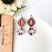 Hypoallergenic Polymer Clay Earrings | Lightweight Jewelry For Women | Boho Chic Dangle Earrings