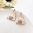 Bold Daisy Handmade Earrings | Unique Statement Jewelry | Boho Chic & Artisan Clip-On Earrings
