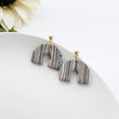 Neutral Boho Arch Earrings | Unique Handmade Statement Earrings | Artisan-Made, Limited Edition Jewelry | Clip-On Earrings