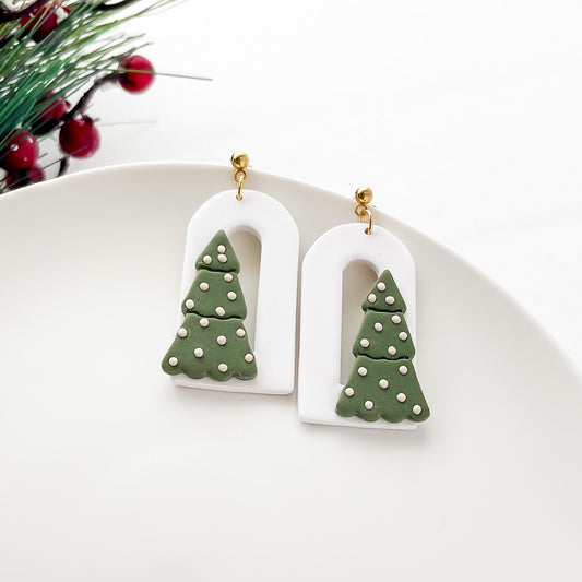Christmas Tree Earrings