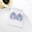 Lavender Falls Handmade Earrings | Unique, Boho Statement Jewelry | Arch Earrings
