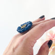 Poppy Floral Ring (Adjustable)