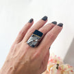 Marbled Statement Ring