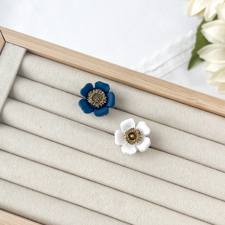 Posey Floral Ring (Multiple Sizes)(Adjustable)