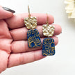 Sunflower Dangle Earrings | Handmade Polymer Clay Jewelry | Floral Earrings, Clip-On Option