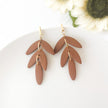 Handmade Chic Dangle Earrings | Lightweight Statement Clay Jewelry | Boho Clip-On Earrings