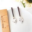 Long Dangle Earrings | Lightweight Polymer Clay Jewelry | Clip-On Earring Option