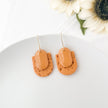 Modern Salty Dangle Earrings | Lightweight Polymer Clay Jewelry | Hypoallergenic Surgical Steel | Clip-On Option