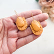 Modern Salty Dangle Earrings | Lightweight Polymer Clay Jewelry | Hypoallergenic Surgical Steel | Clip-On Option
