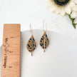 Leopard Dangle Earrings | Lightweight Polymer Clay Jewelry | Boho Chic Clip-On Earrings Option