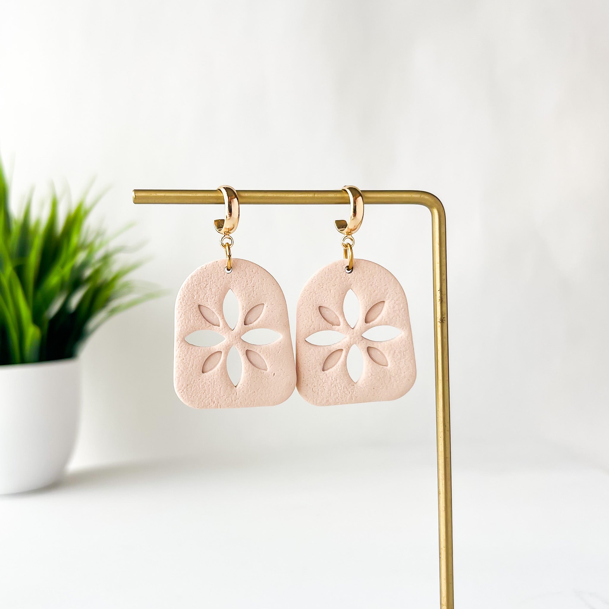Handmade Pastel Polymer Clay Earrings | Unique Boho Chic Statement Jewelry | Trendy & Bold Fashion Accessories