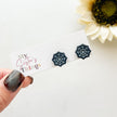 Spider Web Stud Polymer Clay Earrings For Halloween