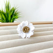 Poppy Floral Ring (Adjustable)