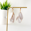 Piper Dangle Earrings | Lightweight Statement Clay Jewelry | Boho Chic Clip-On Earrings
