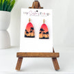 Tropical Sunset Earrings | Lightweight Polymer Clay Jewelry | Handmade Earrings