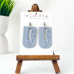 Lavender Fields Dangle Earrings | Handmade Polymer Clay Jewelry | Lightweight Earrings