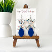 Terrazzo Dangle Earrings | Lightweight Polymer Clay Jewelry | Hypoallergenic Earrings