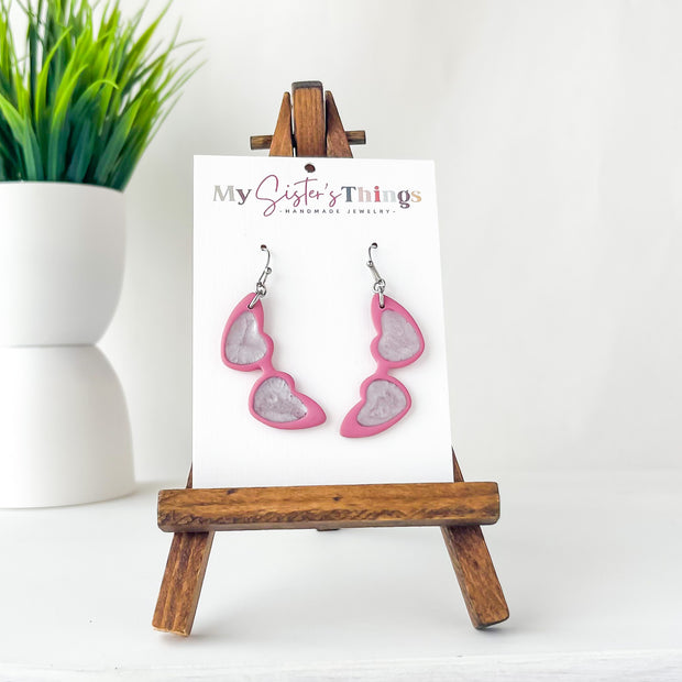 Sunglasses Earrings | Lightweight Whimsical Polymer Clay Jewelry | Hypoallergenic Earrings