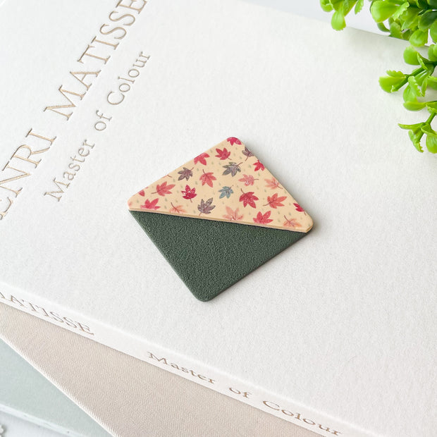 Fall Leaves Corner Bookmarks