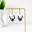 Dainty Flower Earrings | Lightweight Polymer Clay Jewelry | Floral Clip-On Earrings Option
