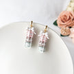 Macaron Polymer Clay Earrings – Handmade Lightweight Whimsical Jewelry – Hypoallergenic Surgical Steel or Clip-On Option