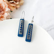 Luna Dangle Earrings | Moon Phases Polymer Clay Jewelry | Celestial Clip-On Earrings Option
