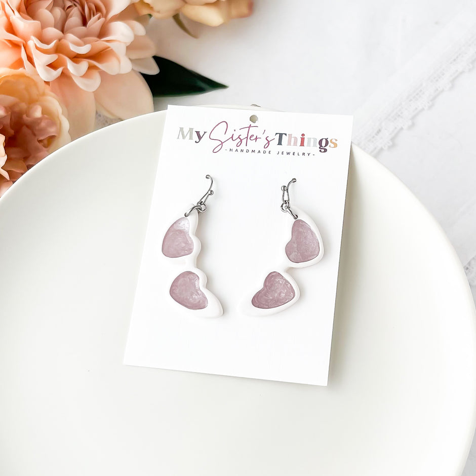 Sunglasses Earrings | Lightweight Whimsical Polymer Clay Jewelry | Hypoallergenic Earrings