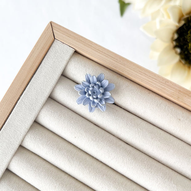 Chrysanthemum Flower Statement Ring (Adjustable)