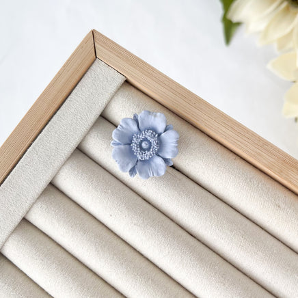 Poppy Floral Ring (Adjustable)