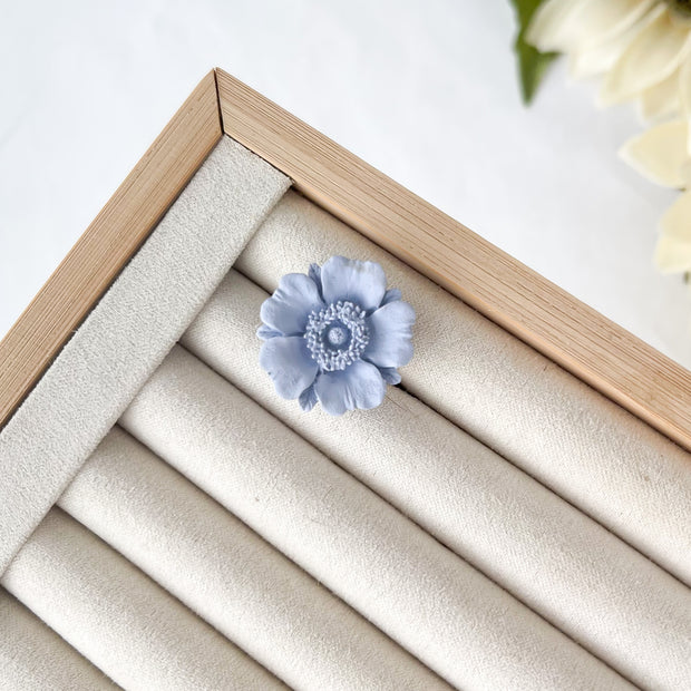 Poppy Floral Ring (Adjustable)