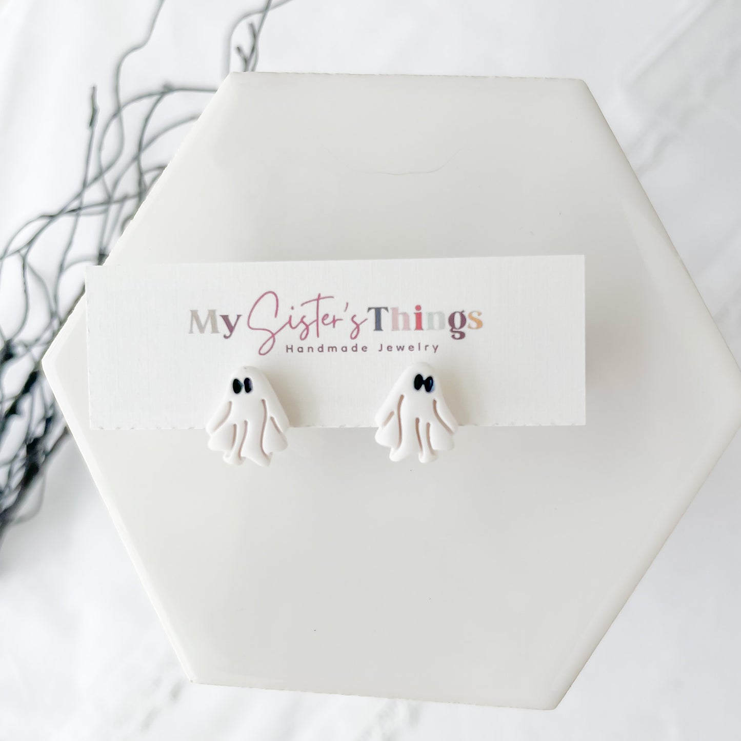 Handmade Halloween & Fall Stud Earrings | Unique, Edgy Earrings with Stainless Steel Posts